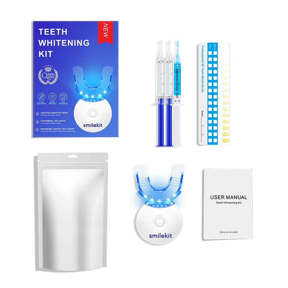 Teeth Whitening Procedure - Teeth Whitening Kit - 5X LED