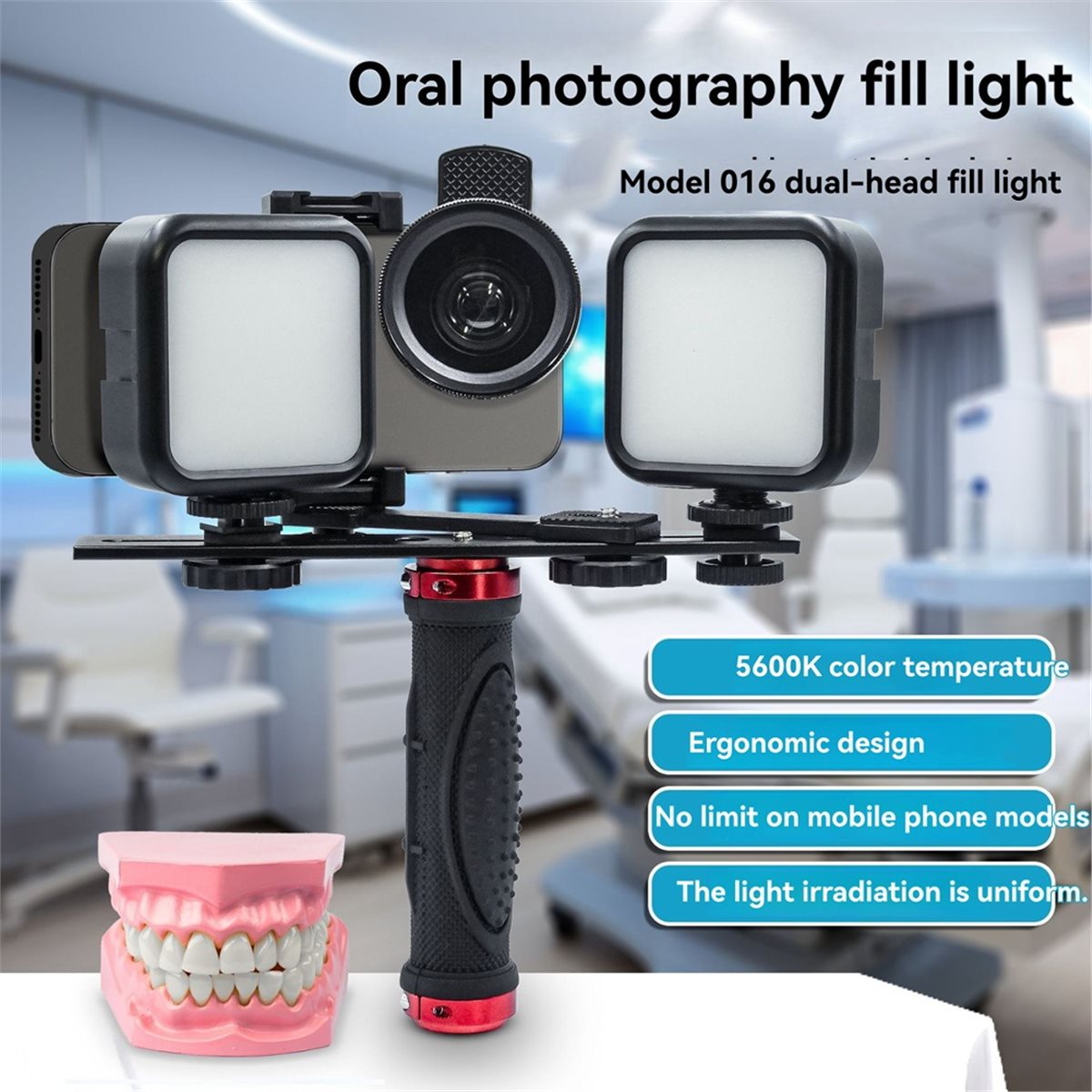Teeth Whitening Video - [NEW] Dental Phone Photography Light Professional