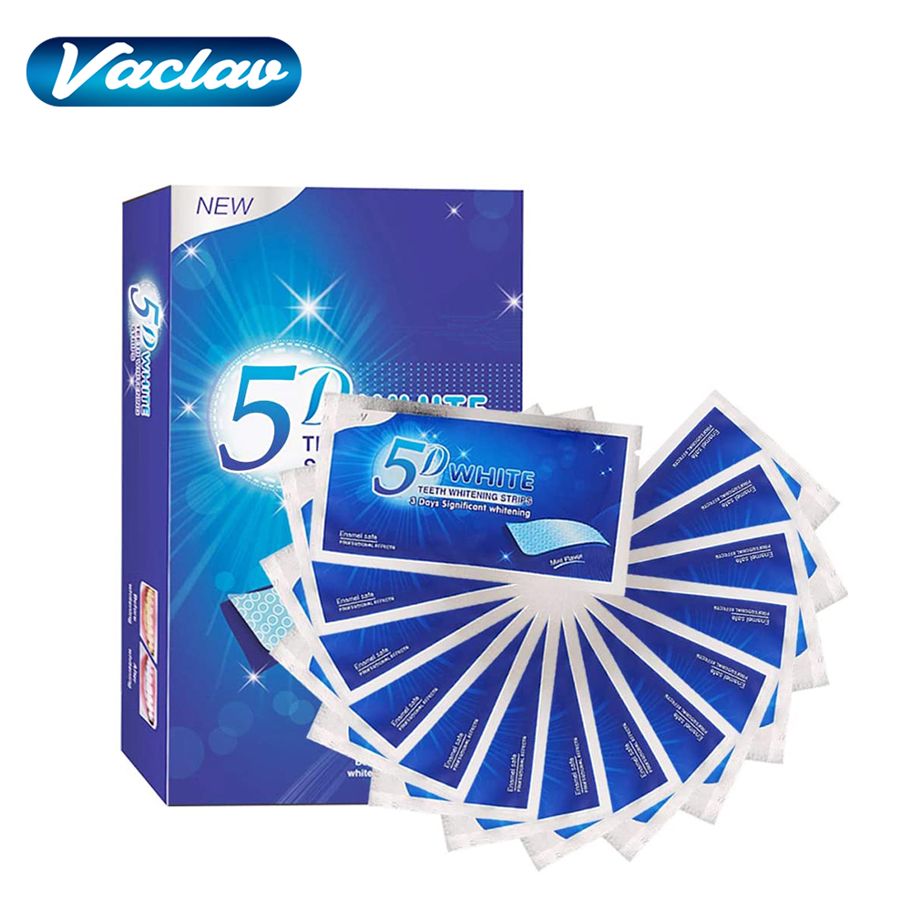 Teeth Whitening Procedure - 5D White Teeth Whitening Strip Whitening