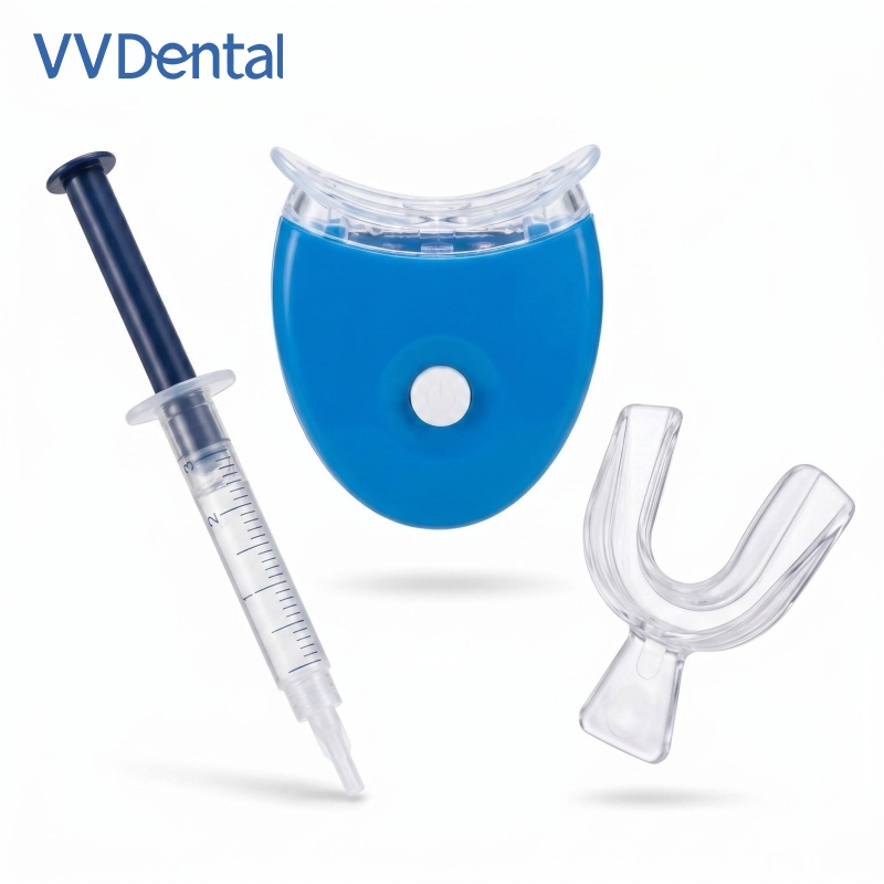 Teeth Whitening Bleaching Kit - Portable Tooth Bleaching Kit Single LED