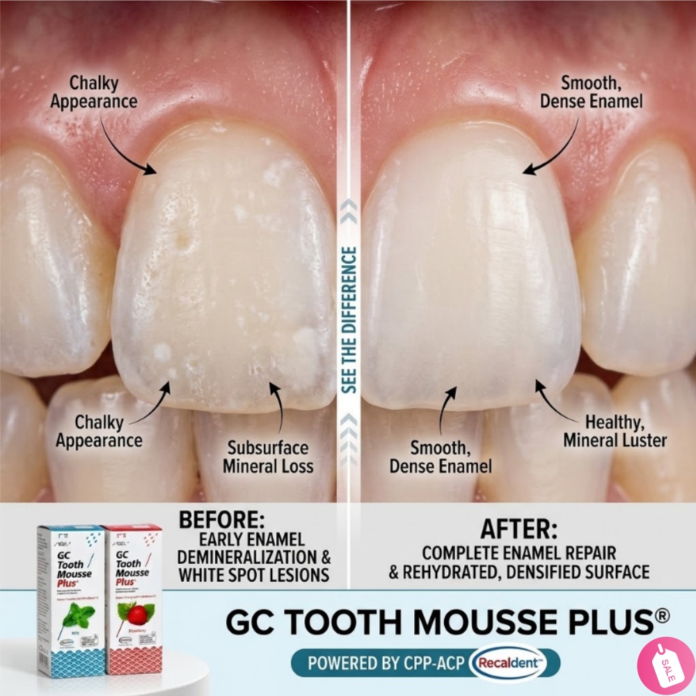 50g GC Fruit Flavor Mousse Too - đánh giá và giá Teeth Whitening Results