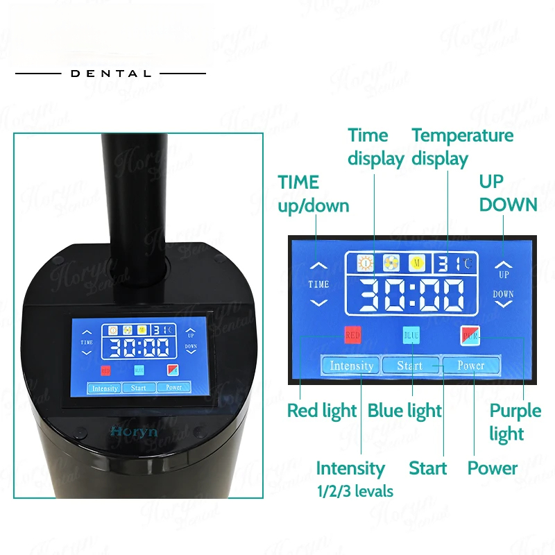 80W Lift Type Dental Cold Ligh - đánh giá và giá Teeth Whitening Video