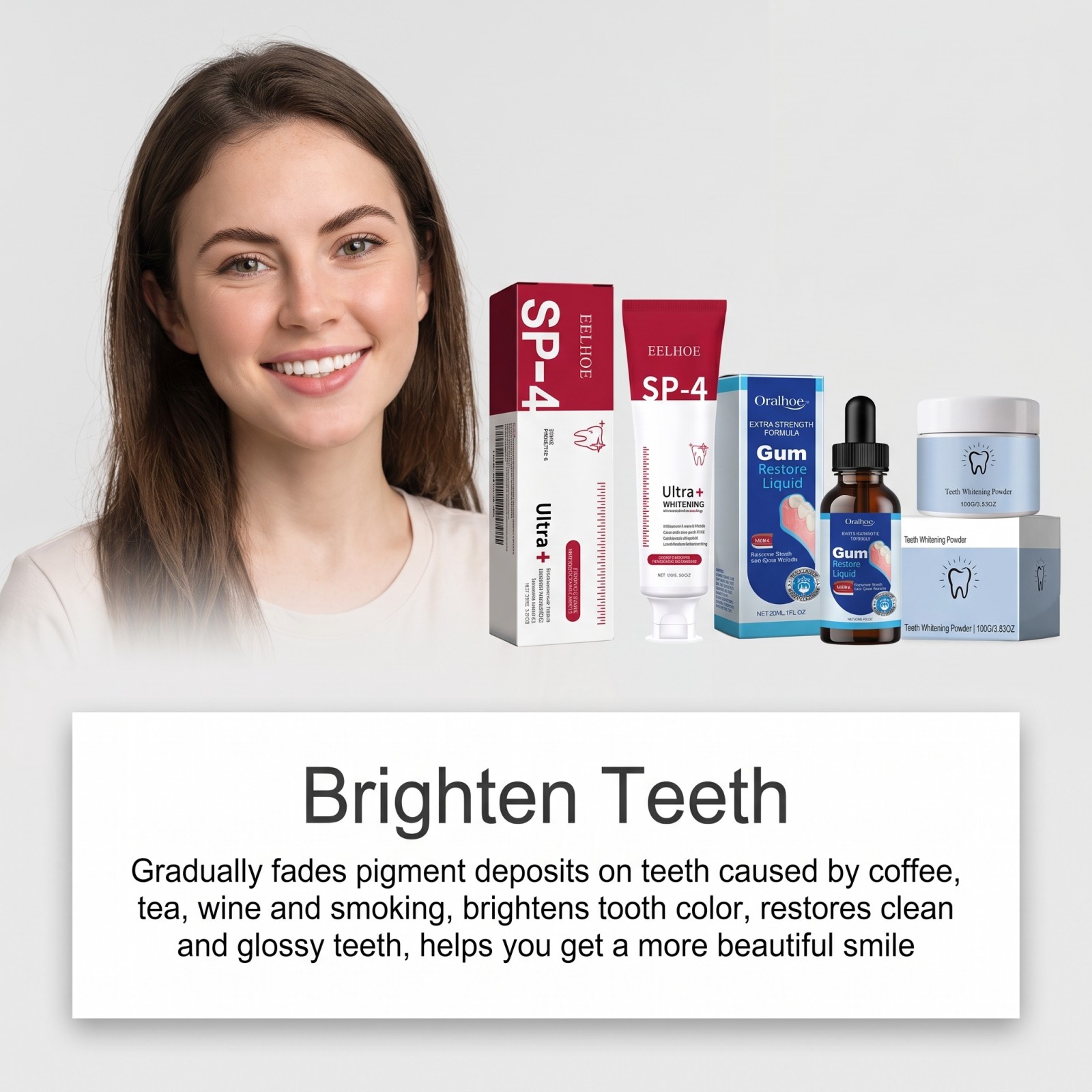 Oral Care Combo Set Whitening  - đánh giá và giá Teeth Whitening Gel