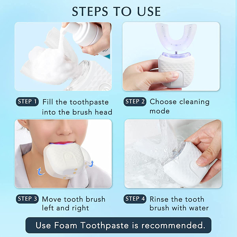 U-Shaped Rechargeable Light Qu - đánh giá và giá Teeth Whitening Procedure