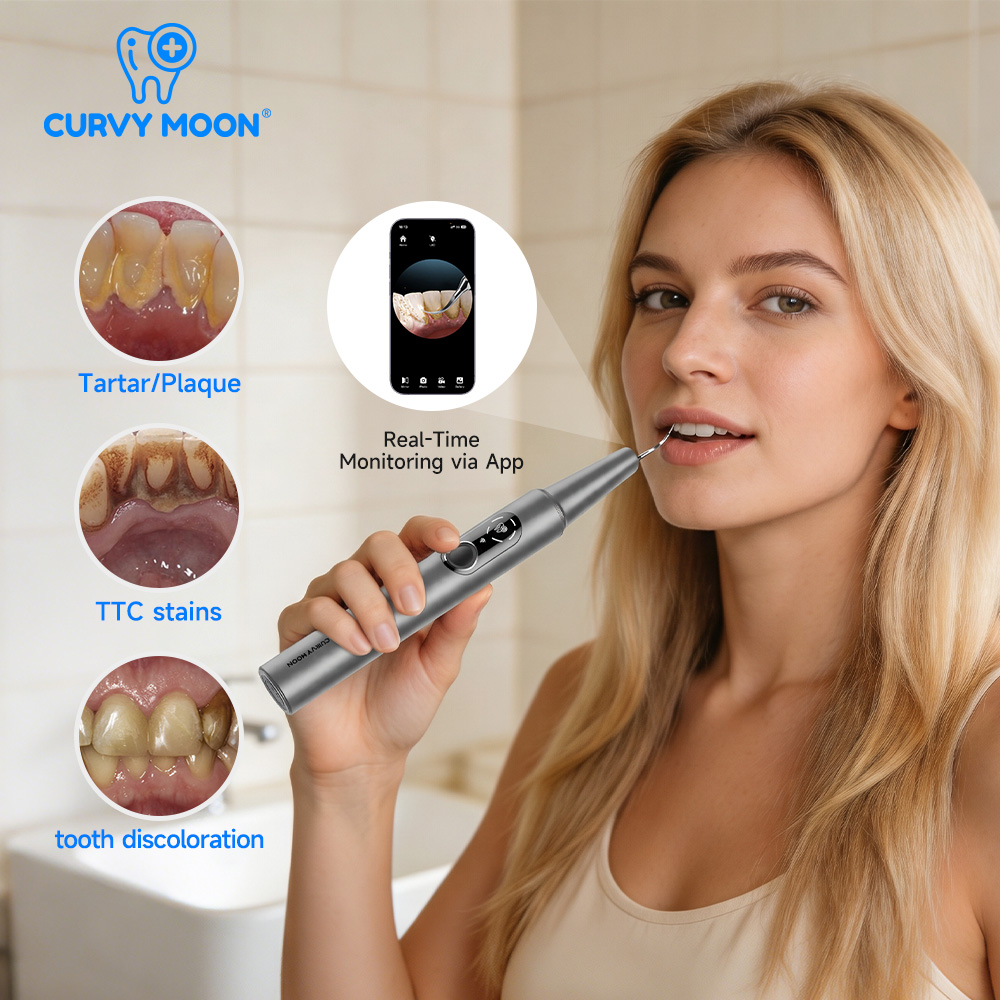 CURVY MOON Visible Electric Ul - đánh giá và giá Teeth Whitening Home