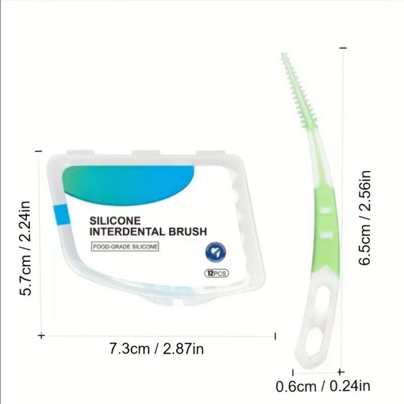Silicone Interdental Tooth Bru - đánh giá và giá Teeth Whitening Gel