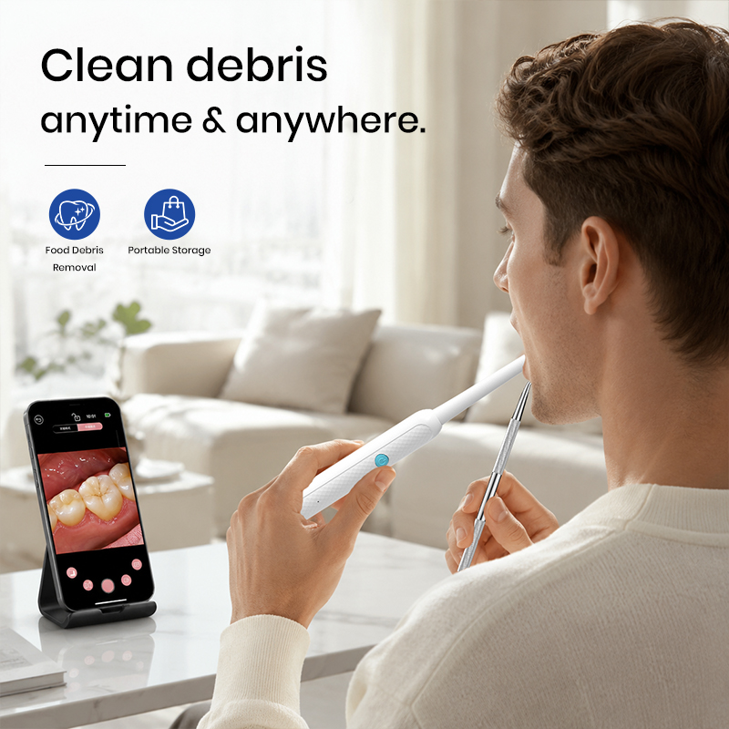 Handheld WIFI Oral Endoscope H - đánh giá và giá Teeth Whitening Video