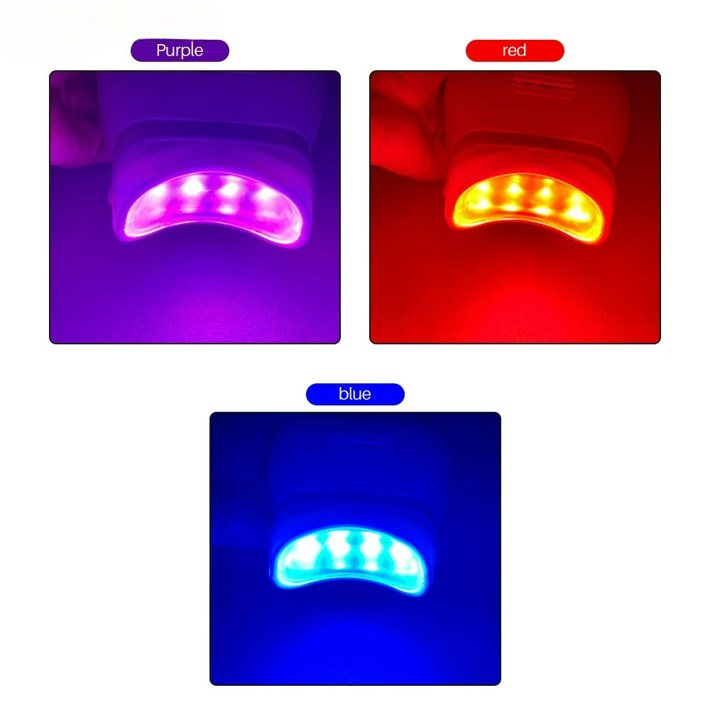 Adjustable 3 Colors LED Teeth  - đánh giá và giá Teeth Whitening Clinic