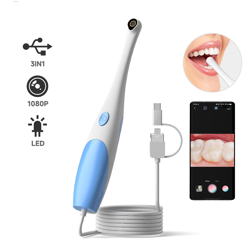 TYPE-C Oral Endoscope Handheld - đánh giá và giá Teeth Whitening Video