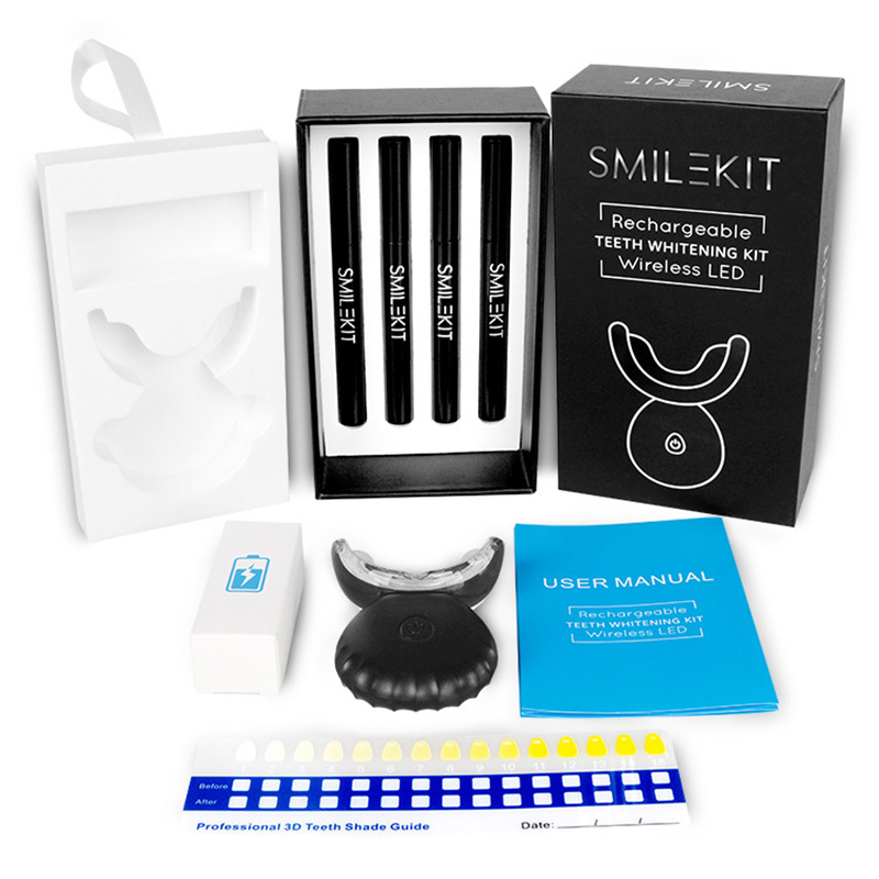 Điện Mới Làm Trắng Răng LED Sử - đánh giá và giá Teeth Whitening Bleaching Kit