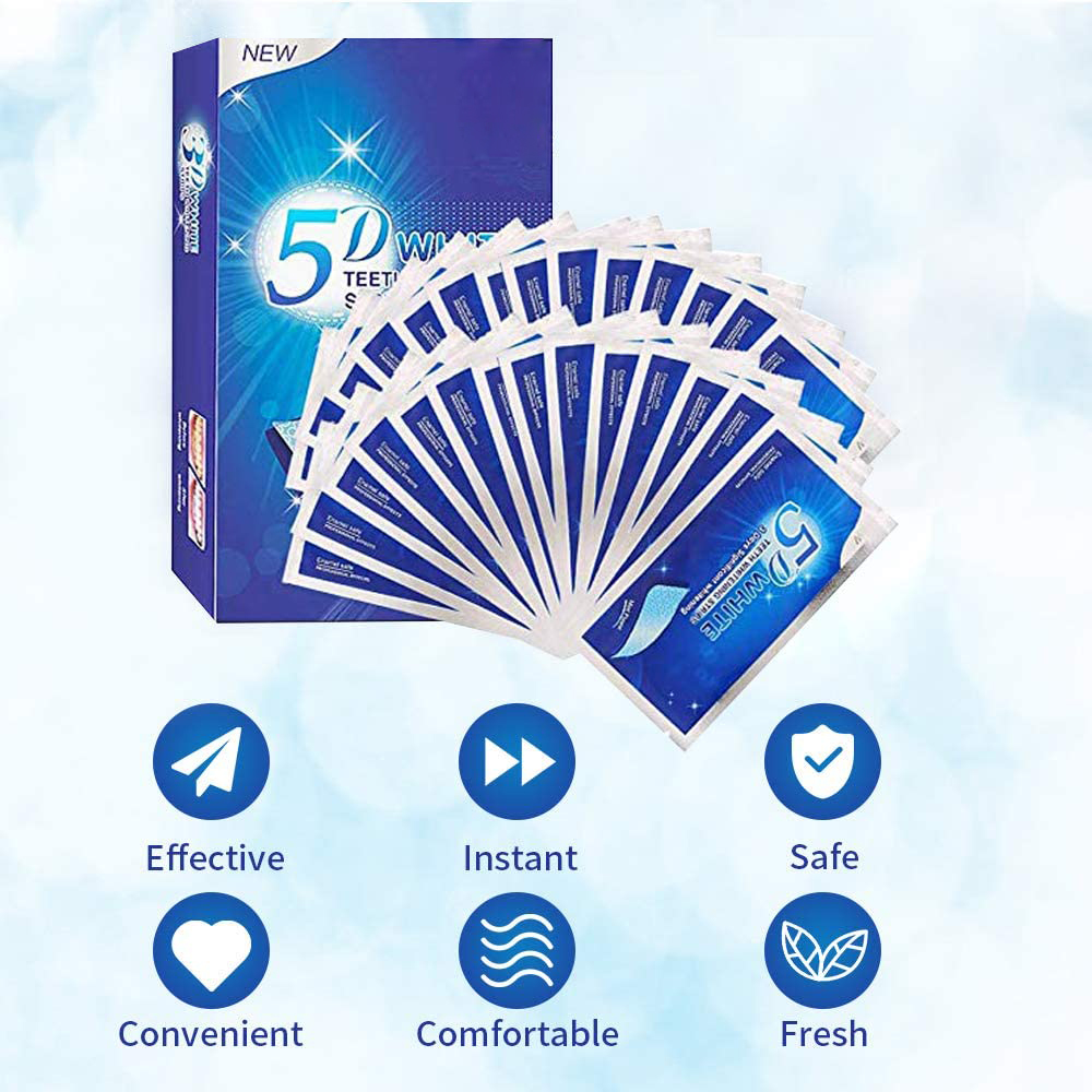 5D White Teeth Whitening Strip - đánh giá và giá Teeth Whitening Procedure