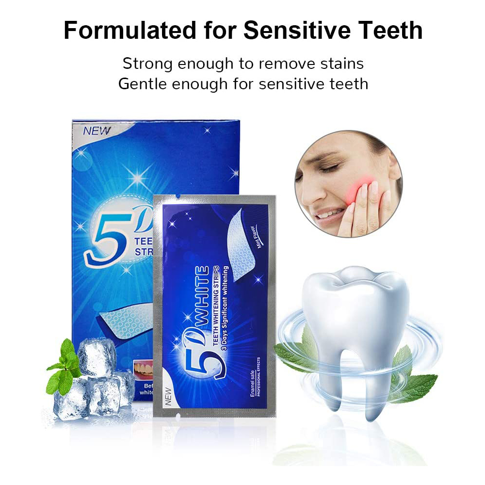 5D White Teeth Whitening Strip - đánh giá và giá Teeth Whitening Procedure