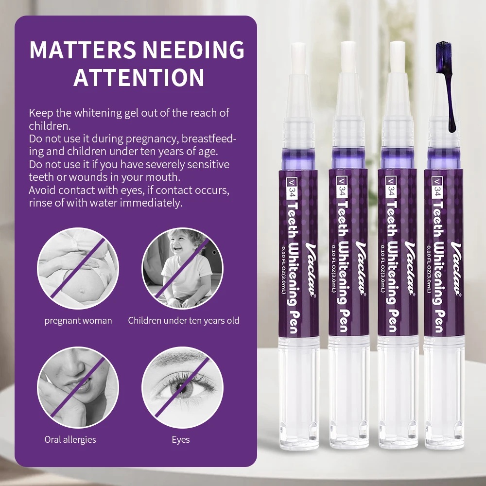 Vaclav V34 Purple teeth whiten - đánh giá và giá Teeth Whitening Procedure