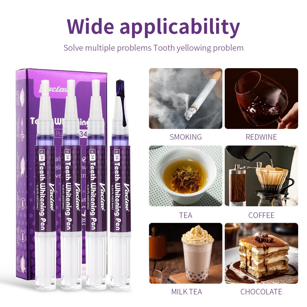 Vaclav V34 Purple teeth whiten - đánh giá và giá Teeth Whitening Procedure